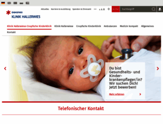 klinik-hallerwiese.de screenshot