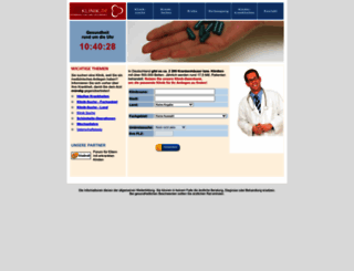 klinik.de screenshot