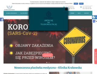 klinika.krakow.pl screenshot