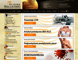 klinikakolasinski.pl screenshot