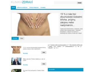 klinikazdravi.cz screenshot