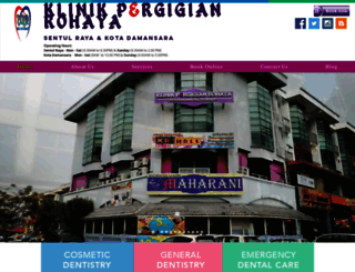 klinikpergigianrohaya.com screenshot