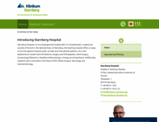 klinikum-starnberg.de screenshot