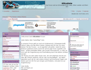klitzeklein.iphpbb3.com screenshot
