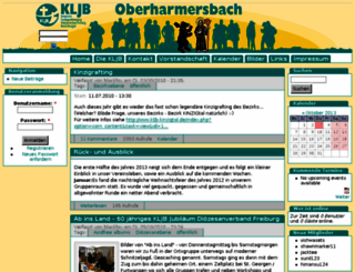 kljb-oberharmersbach.de screenshot