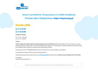 klm-internet.pl screenshot