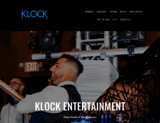 klockentertainment.com screenshot