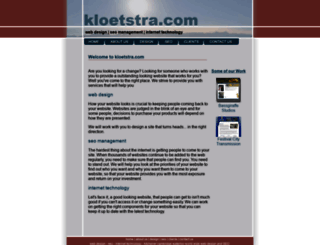 kloetstra.com screenshot