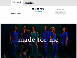 klogsfootwear.com screenshot