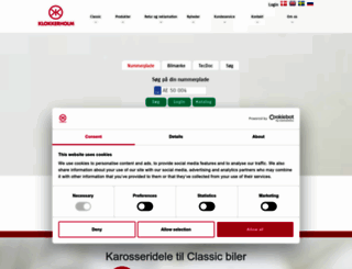 klokkerholm.com screenshot