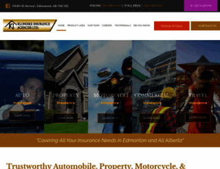 klondikeinsurance.com screenshot