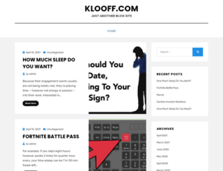 klooff.com screenshot