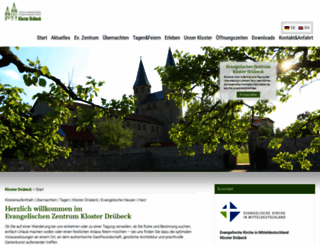 kloster-druebeck.de screenshot