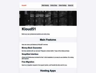 kloud51.com screenshot