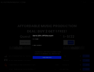 kloudninemusic.com screenshot