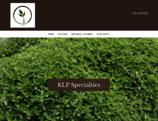 klp-specialties.com screenshot