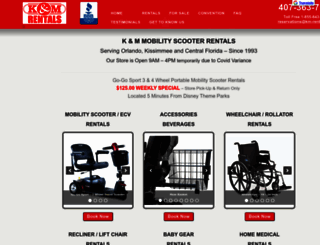 km-rentals.com screenshot