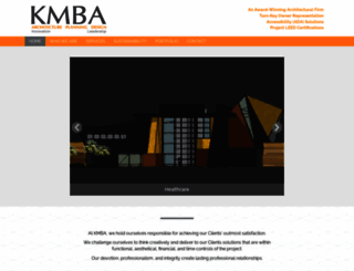 kmbarchitects.com screenshot