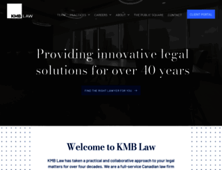 kmblaw.com screenshot