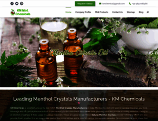 kmchemical.com screenshot