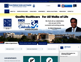 kmchhospitals.com screenshot