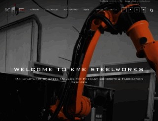 kme-steelworks.com screenshot