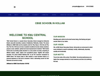 kmjcentralschool.com screenshot