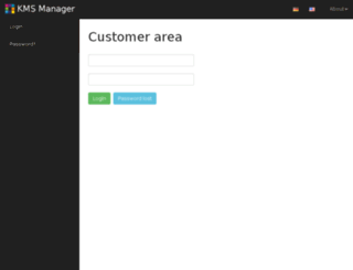 kms-manager.com screenshot