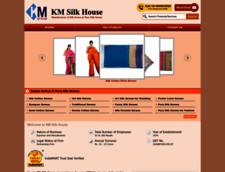 kmsilkhouse.com screenshot