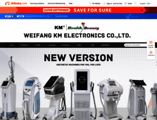 kmtech.en.alibaba.com screenshot