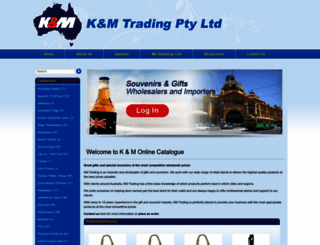 kmtrading.com.au screenshot