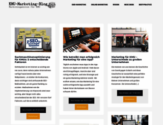 kmu-marketing-blog.de screenshot