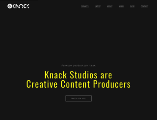 knackstudios.com.au screenshot