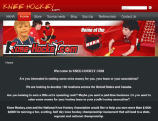 knee-hockey.com screenshot