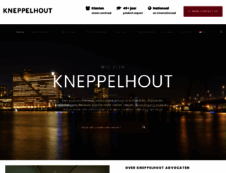 kneppelhout.nl screenshot