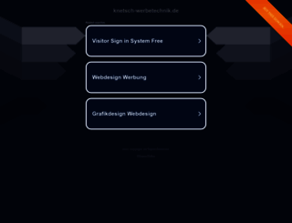 knetsch-werbetechnik.de screenshot
