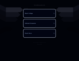 knickknacks.de screenshot