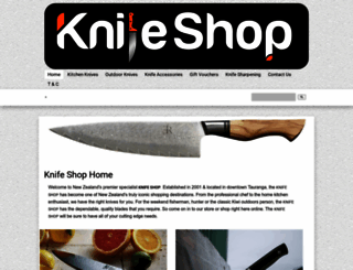 knifeshop.co.nz screenshot
