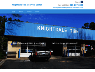 knightdaletire.com screenshot