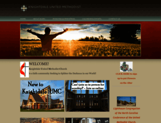 knightdaleumc.org screenshot