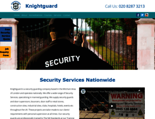 knightguard.co.uk screenshot
