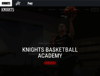 knightsbasketballacademy.com screenshot