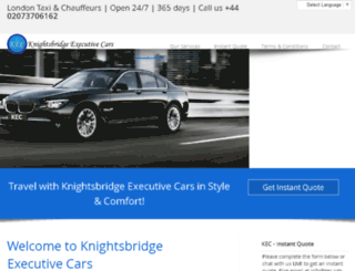 knightsbridgeexecutive.com screenshot