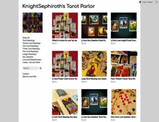 knightsephiroth.storenvy.com screenshot