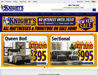 knightsfurnitureonline.com screenshot