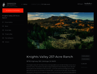 knightsvalleyranch.com screenshot