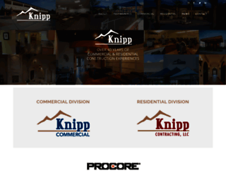 knippcontracting.com screenshot