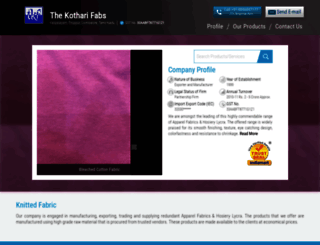 knit-kothari.com screenshot