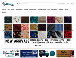 knitfabric.com screenshot