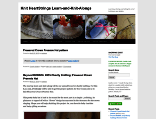 knitheartstrings.com screenshot